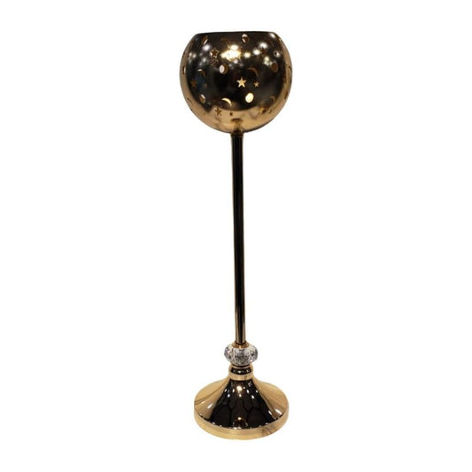 Golden Straight Candle Stand