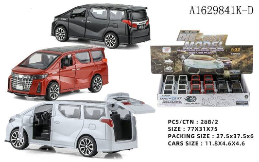 Toyota Alphard Van Alloy P/B 1:32 {Each Piece}