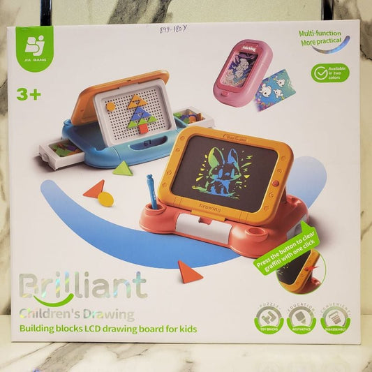 Building Block & Writing Board,2 Clrs, P