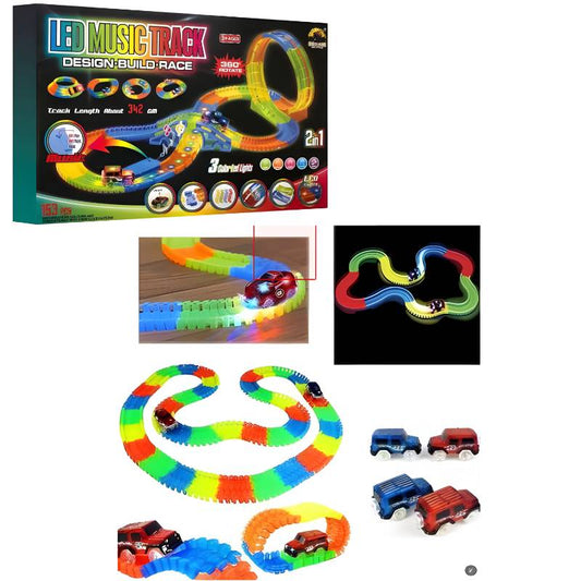 Glow Musical Track Set - 153 Pcs