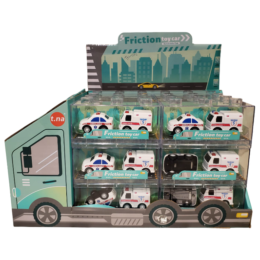 Mini Pull Back Police Cars {Pack Of 2 Cars}