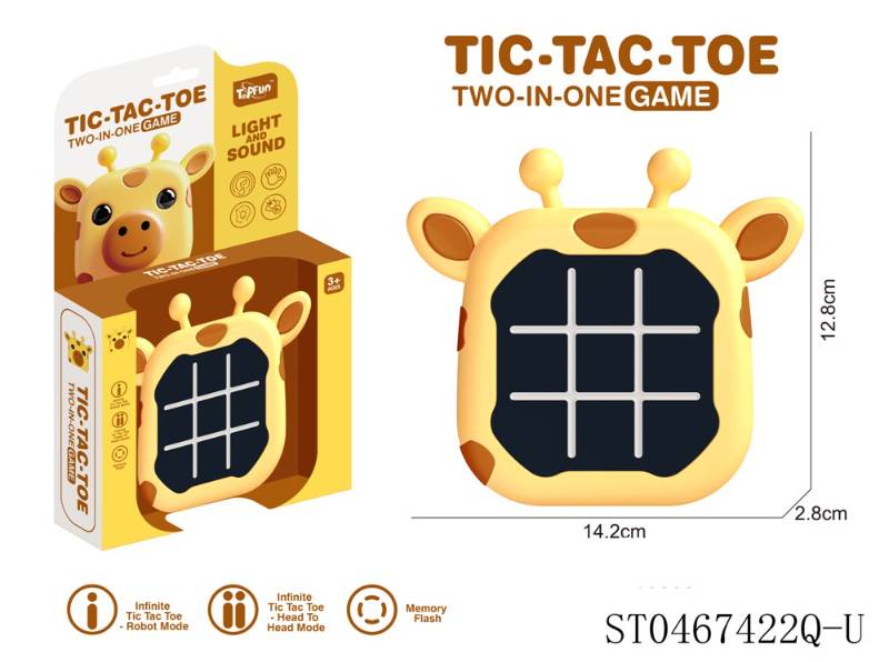 Tic-Tac-Toe Game Machine,W/Light&Sound,W