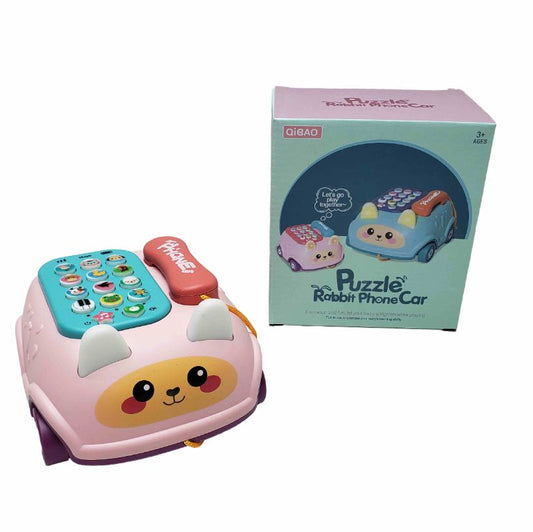 Rabbit Phone Car With Music And Light.W/