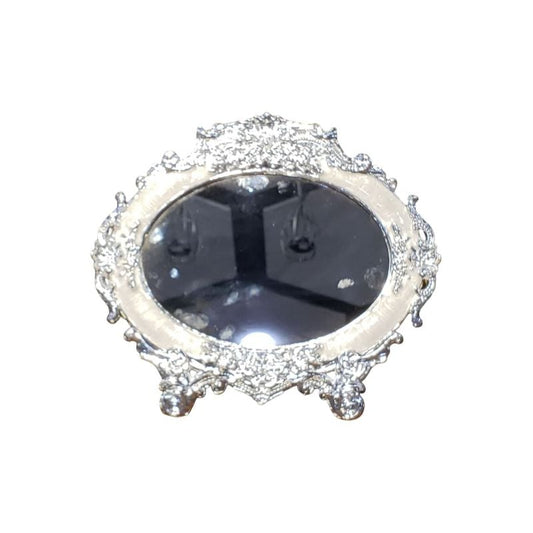 Elegant Oval Desktop Vanity Mirror