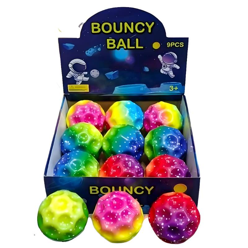 Bouncy Ball,9Cm,9Pcs Box