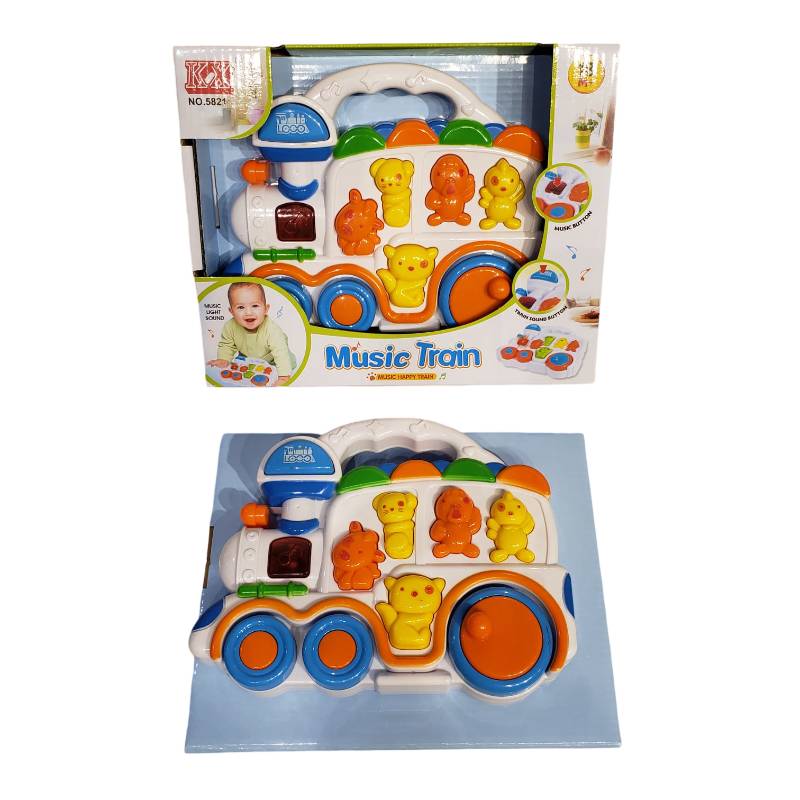 Kids Musical Train Toy, With Light {Each Piece}
