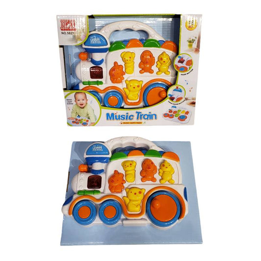 Kids Musical Train Toy, With Light {Each Piece}