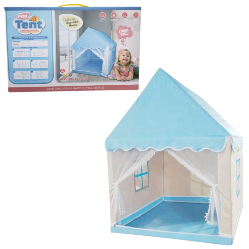 Tent House Blue