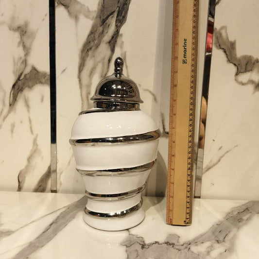 Candy White & Silver