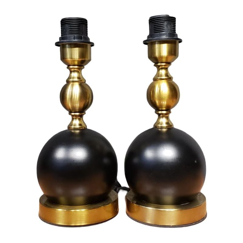 Ball Brass Lamp W/O Shade