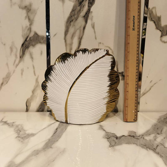 Leaf Shaped Vase Large