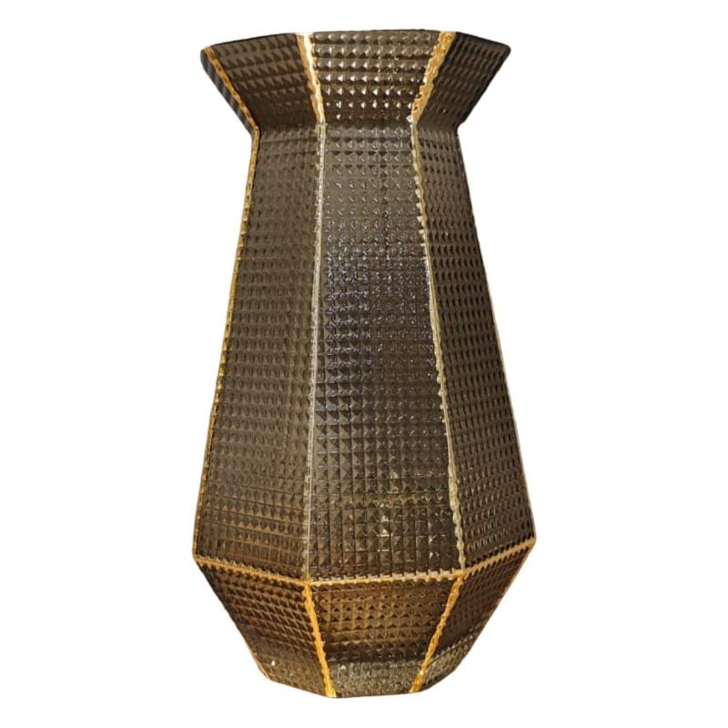 White & Gray Vase M 16-8.