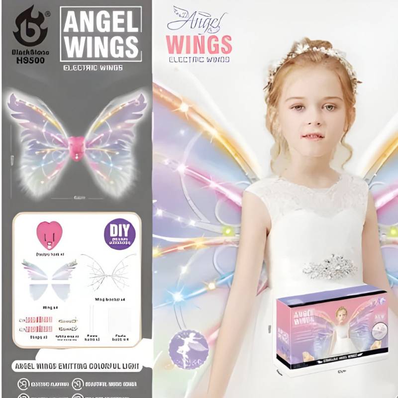 Swing Butterfly Wings,W/Light & Music,P.