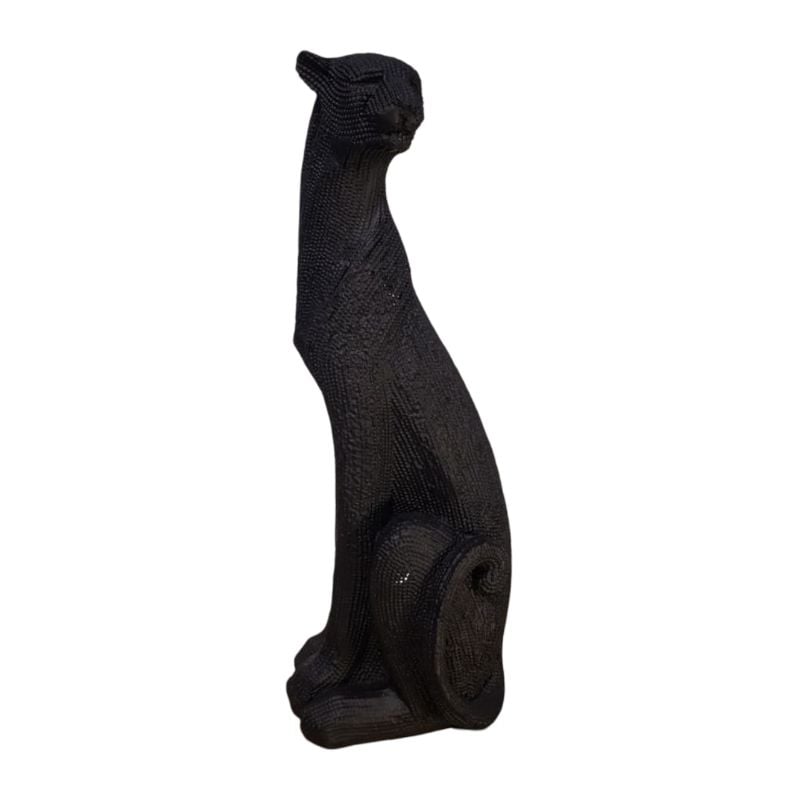 Cheetah Sculpture Decoration Piece
