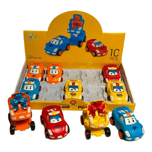 Transforming Friction Car Toy {Each Piece}