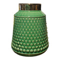 Green Circular Vase  Large W/O Bunch