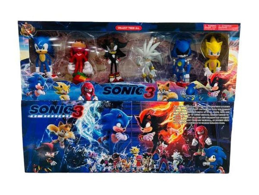 5-6 Inch Sonic Figures Set