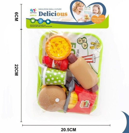 Fast Food Set,Pvc Bag W/Header