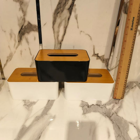 Tissue Box Wooden Top