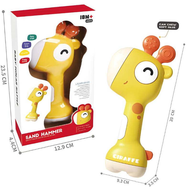 Giraffe Baby Rattle, Wb