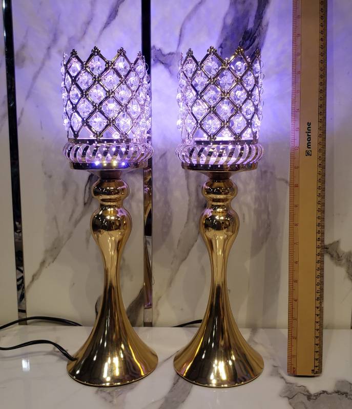 Pearls Design Metal Lamp Large