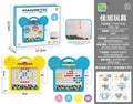 Diy Magnetic Drawing Board W/12 Pages Ca