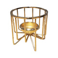 Golden Cage Candle Stand {Small Size}