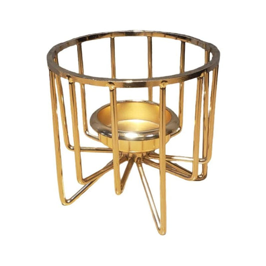 Golden Cage Candle Stand {Small Size}