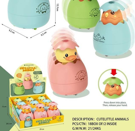 Press And Go Hen'S Egg & Duck Egg {Each Piece}