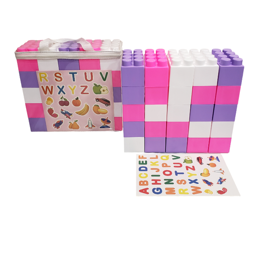 Jumbo Building Blocks 36 Pcs Zip-Bag1