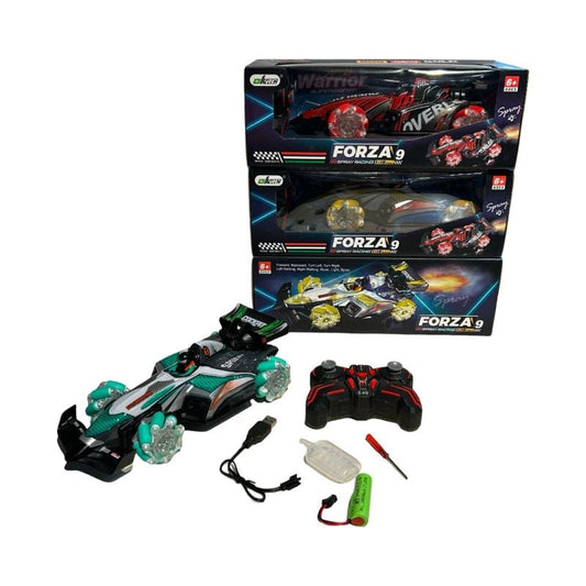 R/C F1 Car W/Spray 3 Clrs Mix W/3.7V