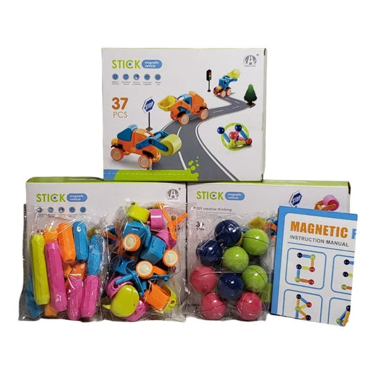 37Pcs Magnetic Block Set, P.Bx