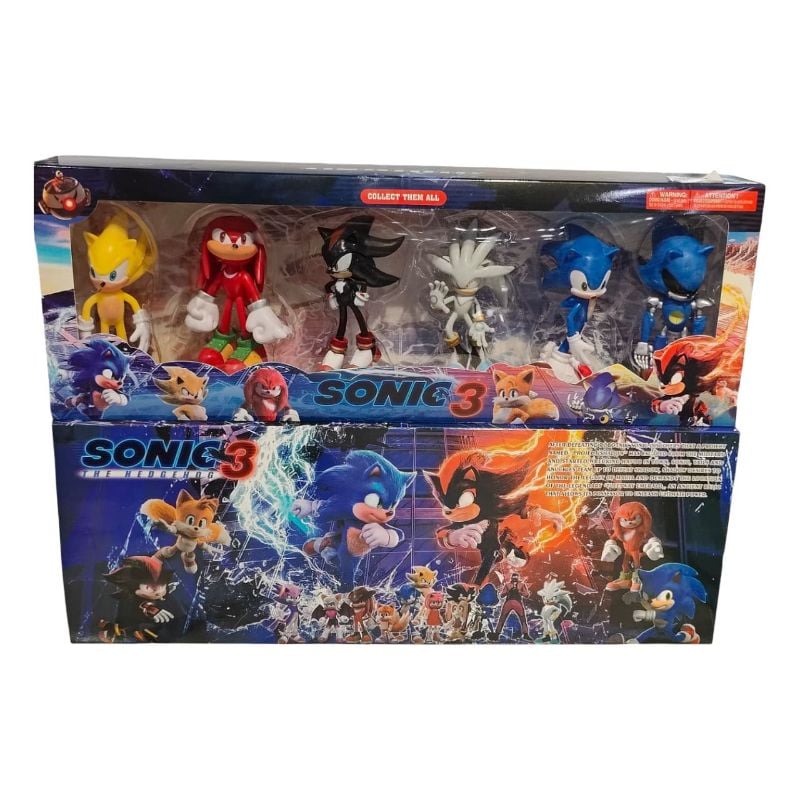 5-6 Inch Sonic Figures Set