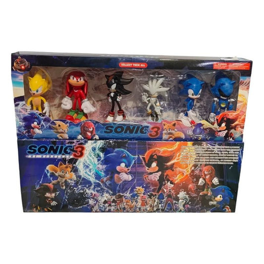 5-6 Inch Sonic Figures Set