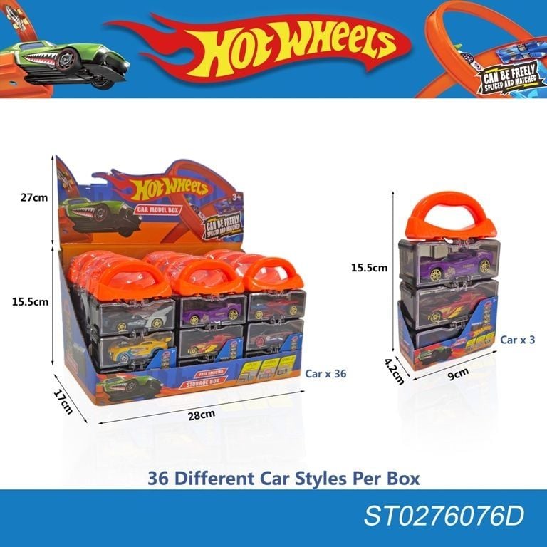 1:64 F/W Car, 36 Models Mix. 12Box/D.Box