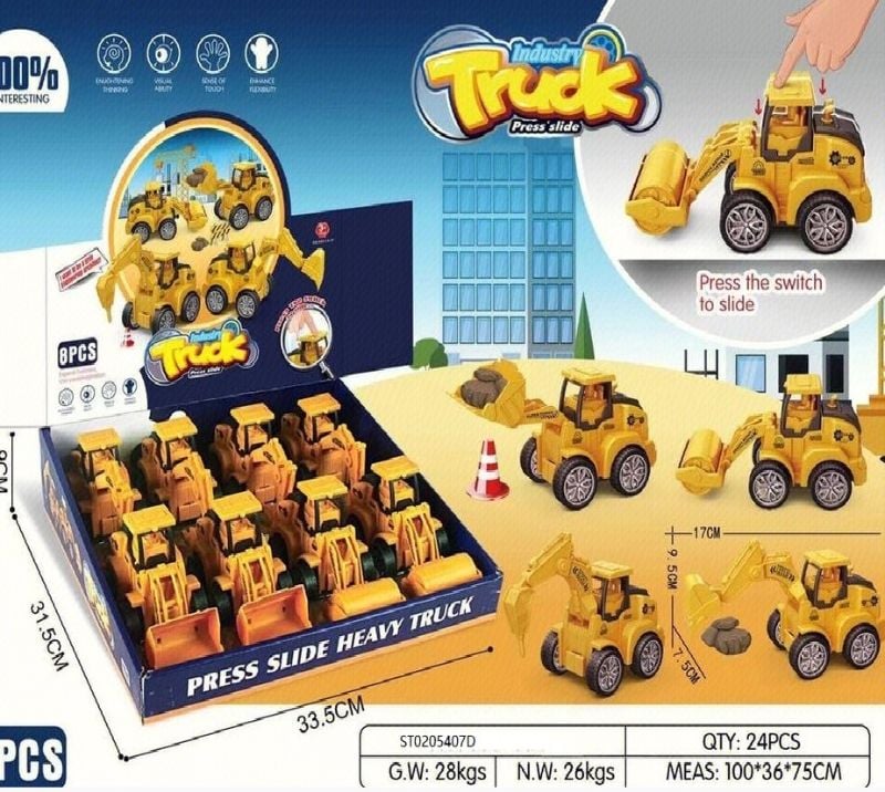 Backhoe Loader Truck Dinky {Each Piece}