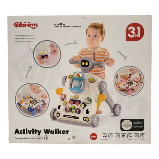 Baby Activity Walker 3-In-1  W/Light Mus