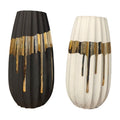 Vase White & Black 16 - 3 {Each Piece}