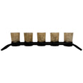 5 Steps Black Candle Stand