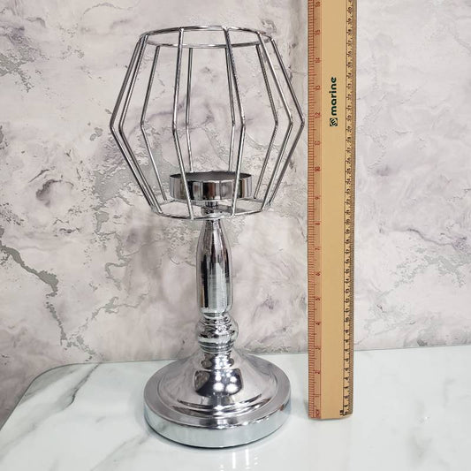 Silver Candle Stand