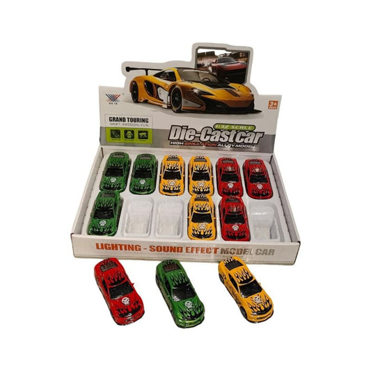 Toy Car Alloy P/B Sound+Light 1:32 {Each Piece}