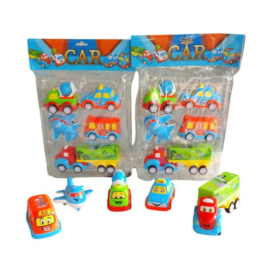 Pull Back Car 5 Pcs Set 8804-5