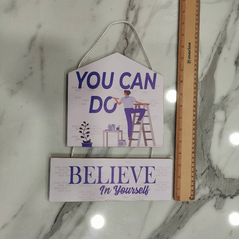 2 Step Quotation Wall Hanging