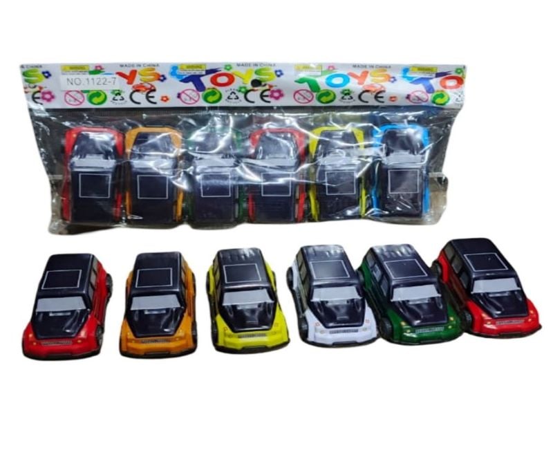 Pull Back Metal Car 6 Pcs