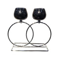 Black Top Ring Candle Stand {Each Piece}