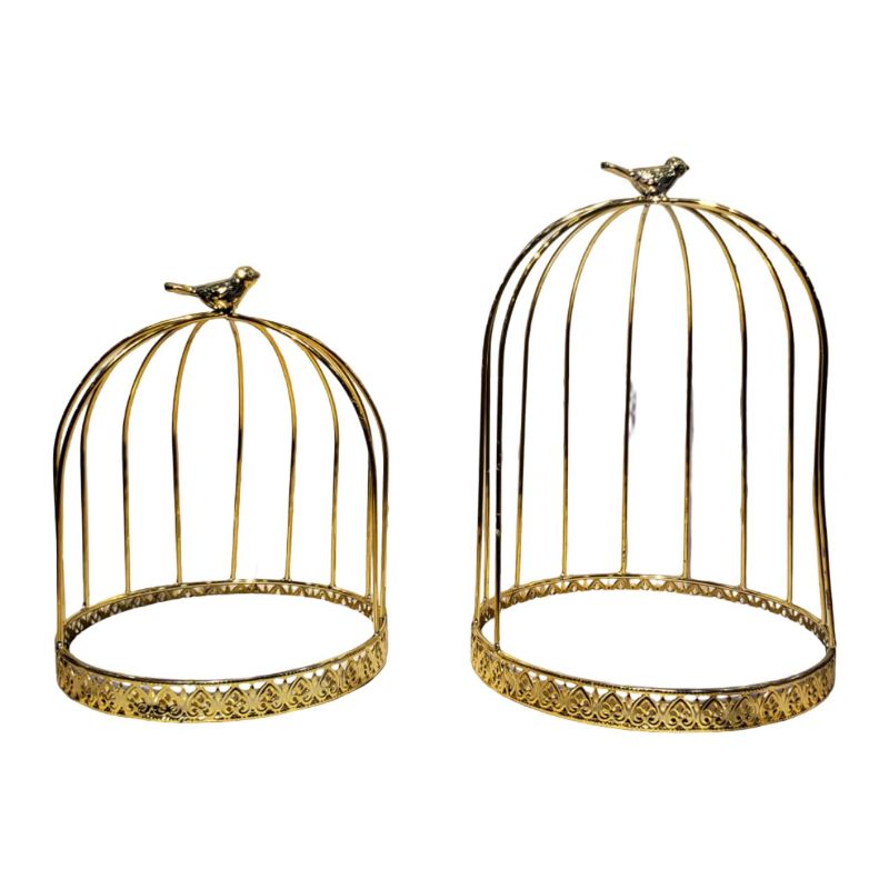 Bird Cage Multiple Accessories Holder {Set Of 2}