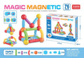 76Pcs Magic Magnetic Pb