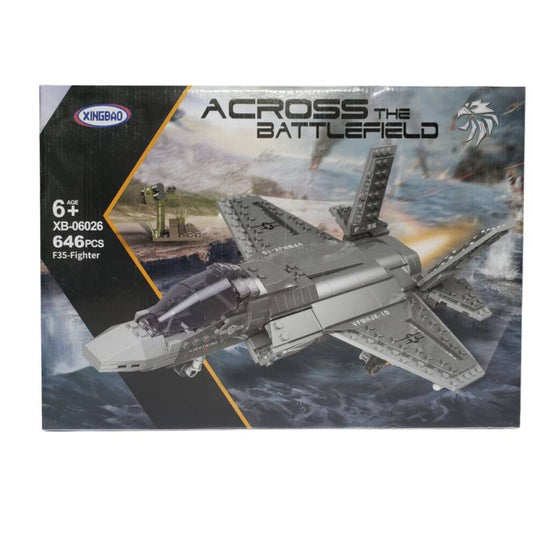 Fighter Jet Blocks Set - 646 Pcs