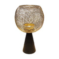 Shining Gold Accents Candle Stand