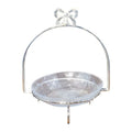 Silver Plater With Glazed Plate